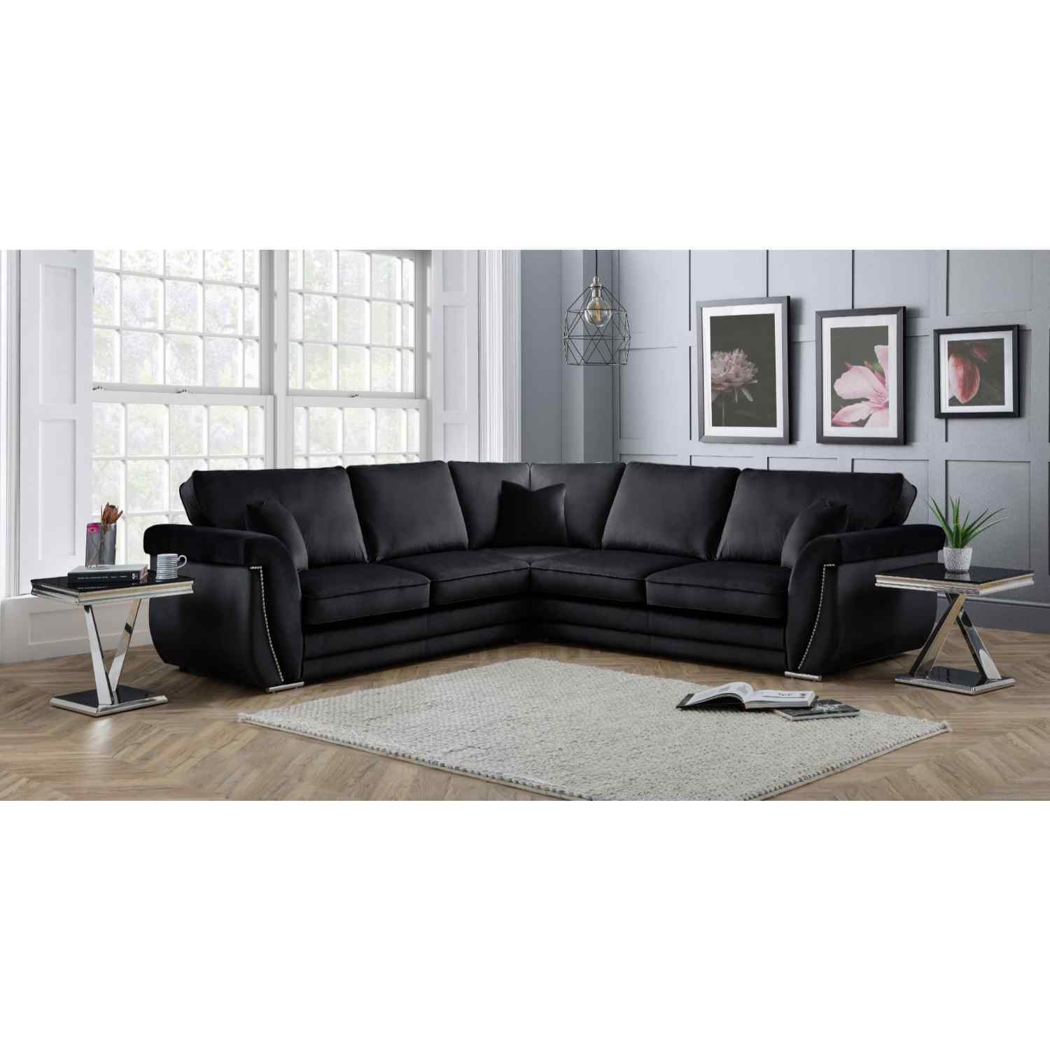 Luca Full Back Large Corner Sofa - Image 16