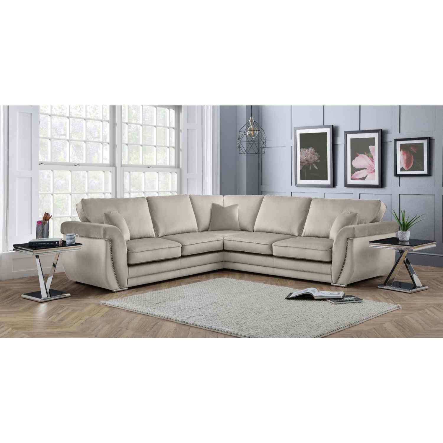 Luca Full Back Large Corner Sofa - Image 15