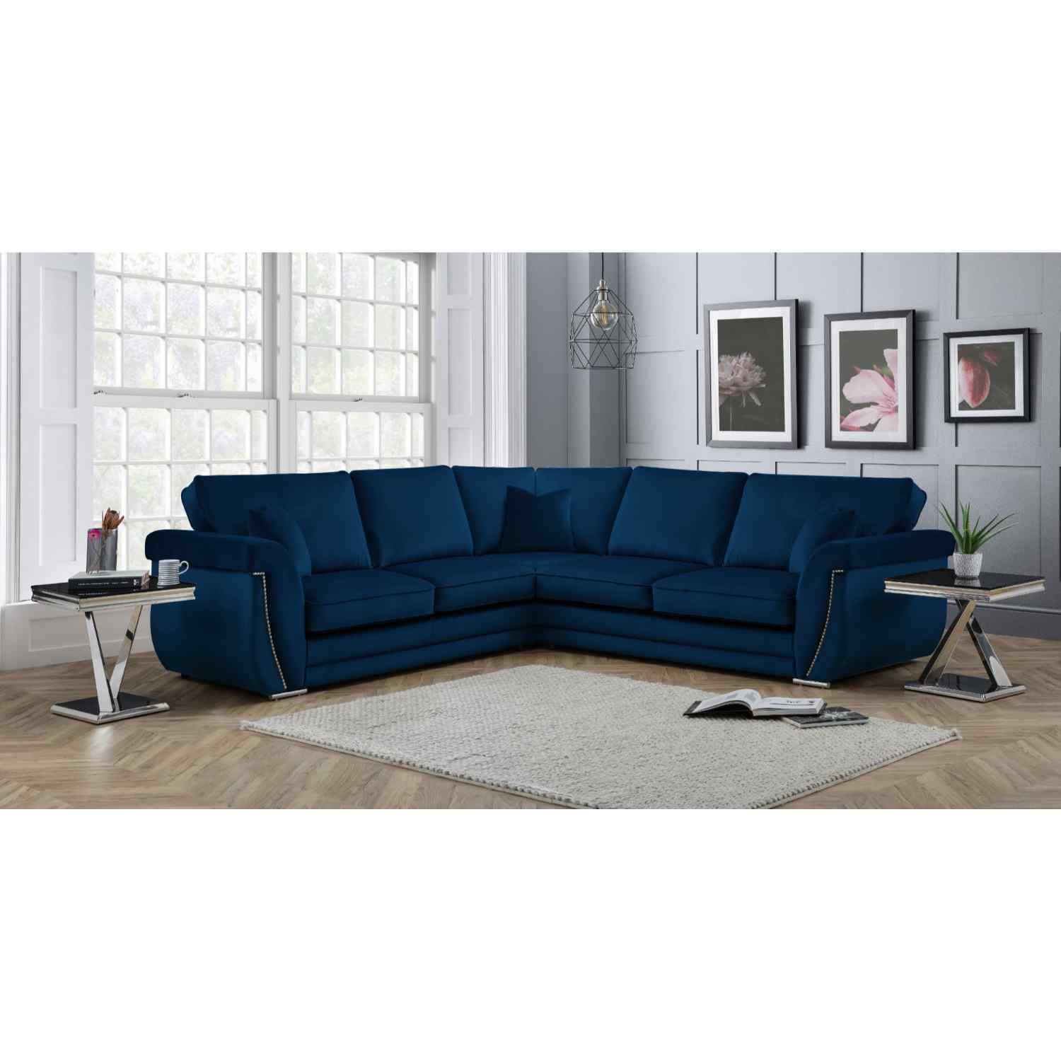 Luca Full Back Large Corner Sofa - Image 9