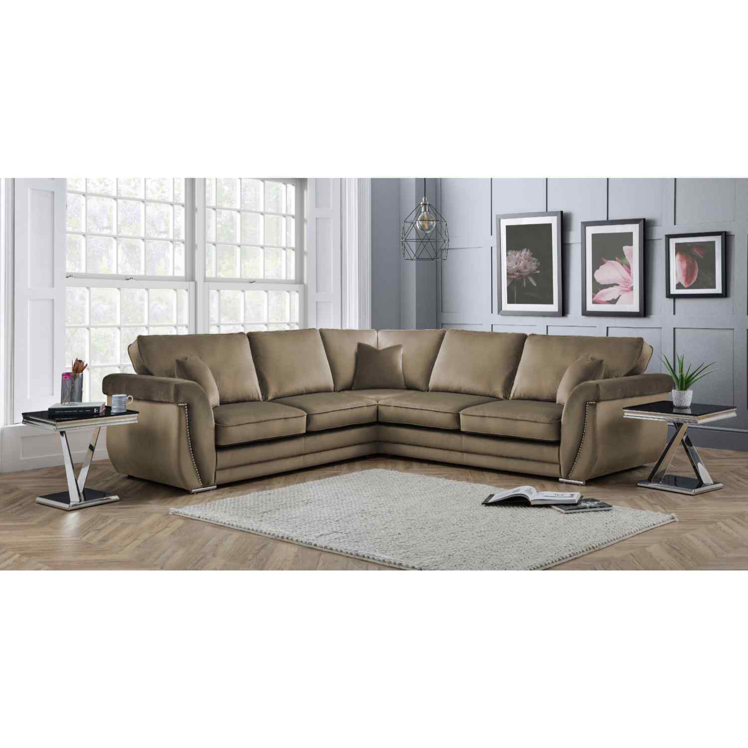 Luca Full Back Large Corner Sofa - Image 10