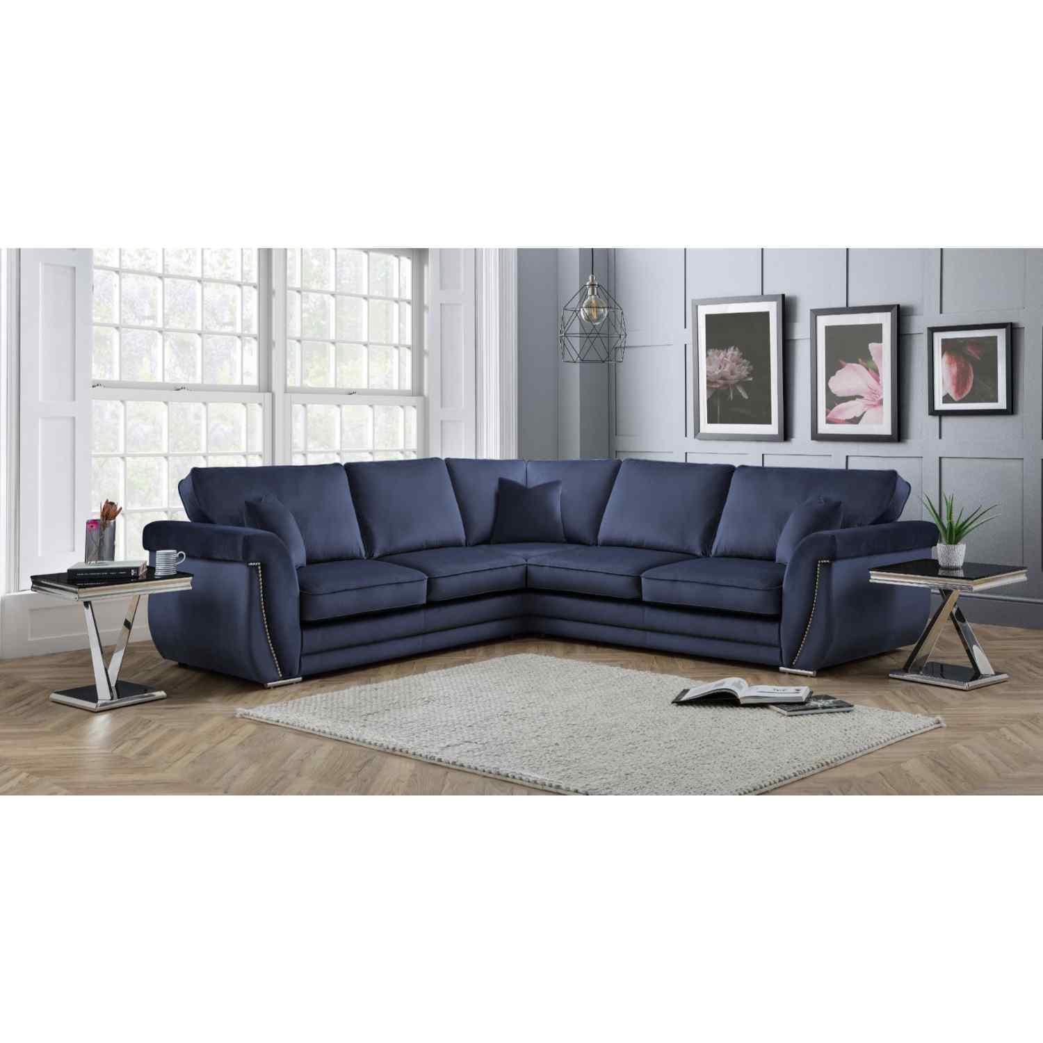 Luca Full Back Large Corner Sofa - Image 4