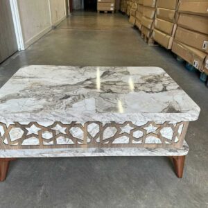 LIGHT GREY MARBLE EFFECT