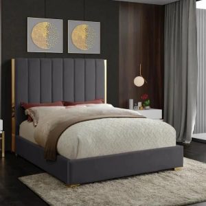 Majestic Elegance, The Black & Gold Luxury Bed Collection