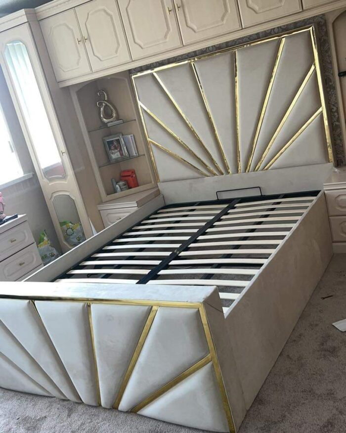 MDS BEDS Upholstered Ottoman Storage Bed | King Size Bed with Storage | Velvet Double Bed Frame | Bed Frames - Image 6