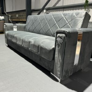 LION SOFABED SILVER GREY