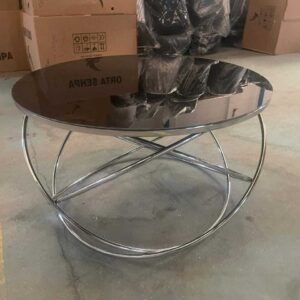 THE PLANET SILVER LEG COFFEE TABLE